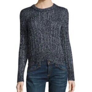 Rag & Bone Adira Marled Cable Knit Crewneck Sweater Size XS